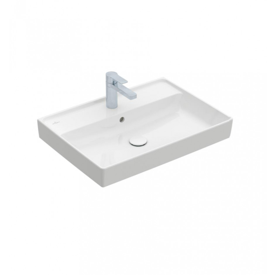 Villeroy & Boch Collaro Umywalka nablatowa 550 x 440 biała - 820315_O1