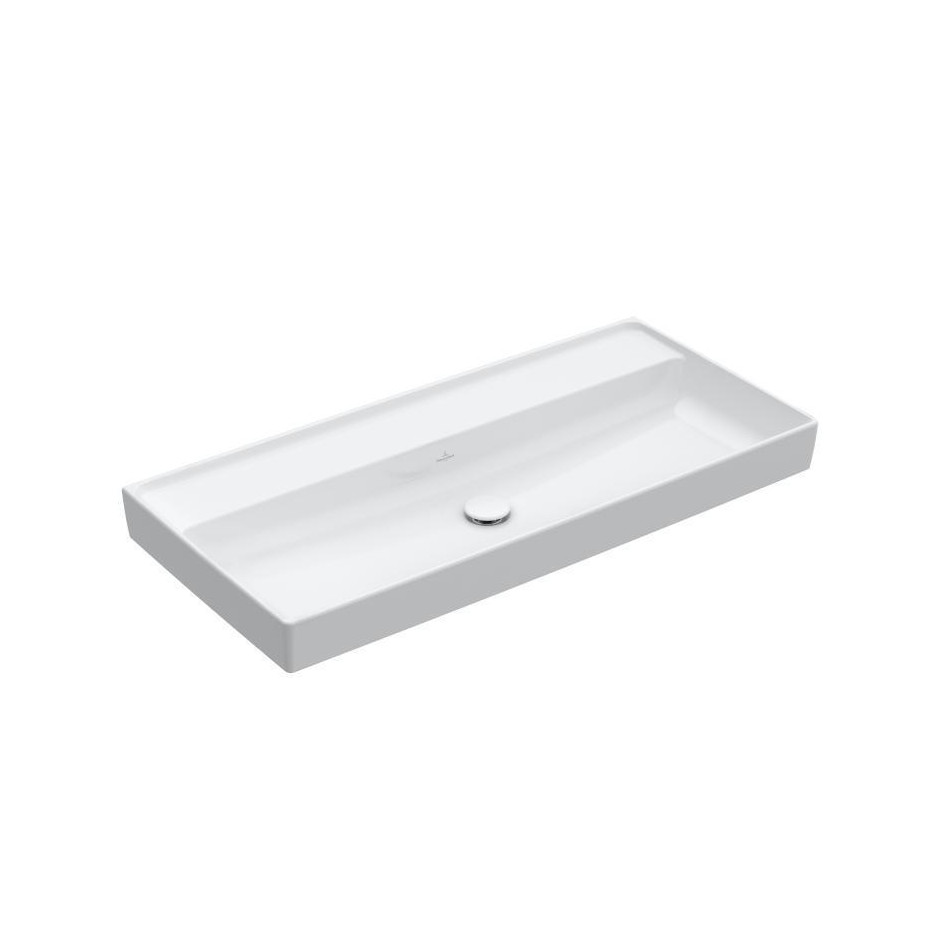 Villeroy & Boch Collaro Umywalka ścienna/meblowa prostokątna 100x47 cm biały - 820355_O1
