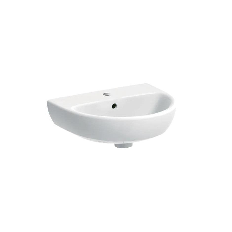 Geberit Selnova umywalka wisząca owalna z otworem 45 x 37 cm - 880870_O1