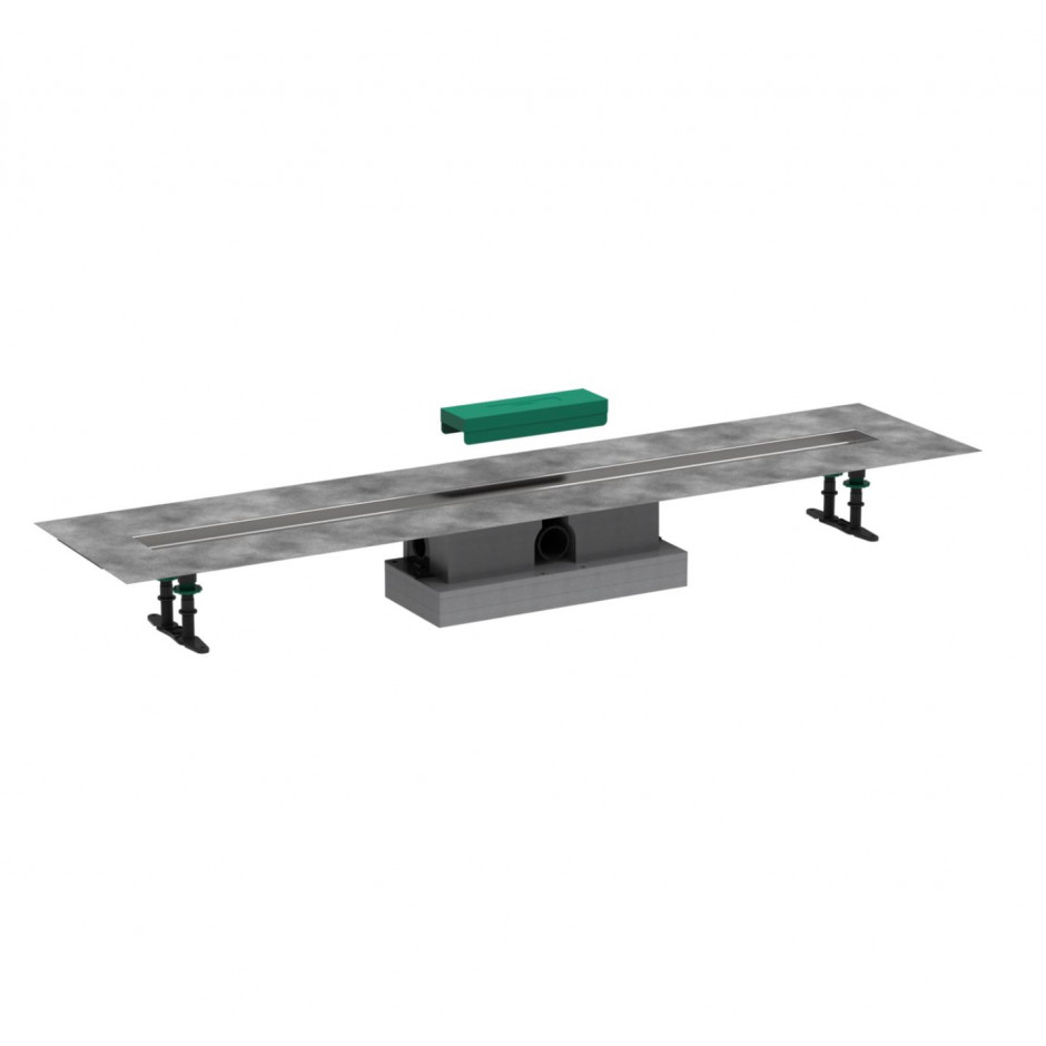 Hansgrohe uBox universal Kompletny korpus - 120 cm do odpływu liniowego pod płytkę - 828867_O1