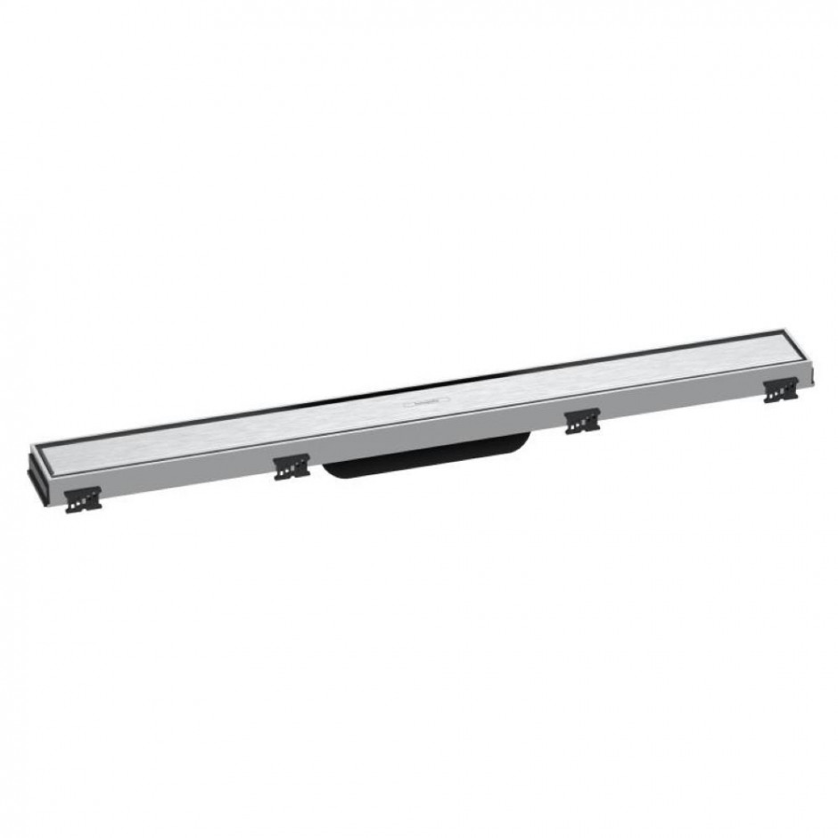 Hansgrohe RainDrain Match Element zewnętrzny odpływu ze stelażem o regulowanej wysokości 70 cm stal szlachetna szczotkowana - 828885_O1