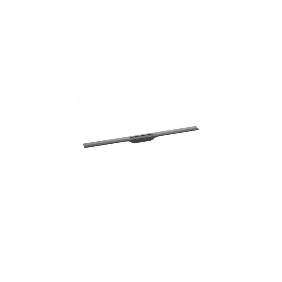 Hansgrohe RainDrain Flex el. zewn. odpływu 100 cm do przycięcia podłogowy czarny chrom szczotkowany - 828934_O1