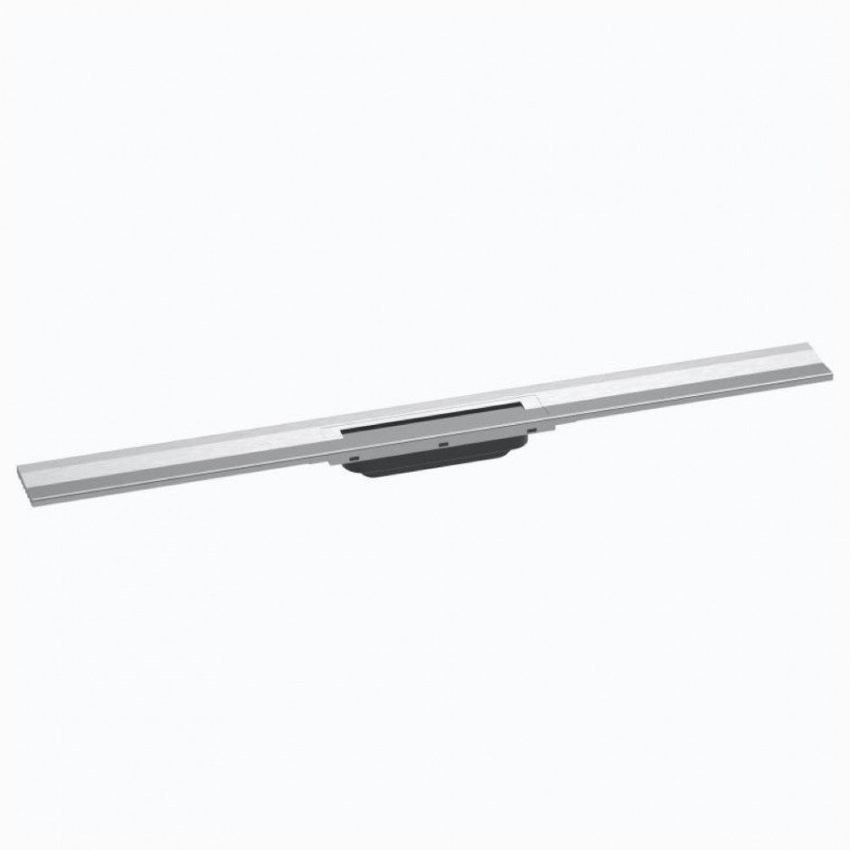 Hansgrohe RainDrain Flex Element zewnętrzny odpływu 900 z możliwością przycięcia i do montażu przy ścianie stal szlachetna szczotkowana - 828965_O1