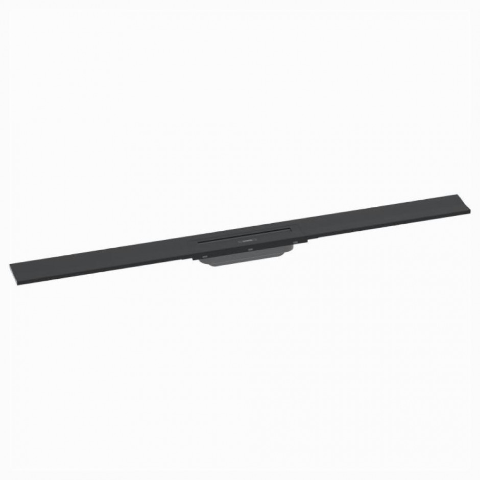 Hansgrohe RainDrain Flex Element zewnętrzny odpływu 1000 przyścienny czarny matowy - 828970_O1