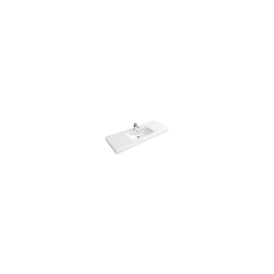 Villeroy & Boch Architektura, umywalka meblowa, 1300 x 485 mm, Weiss Alpin - 12223_O1