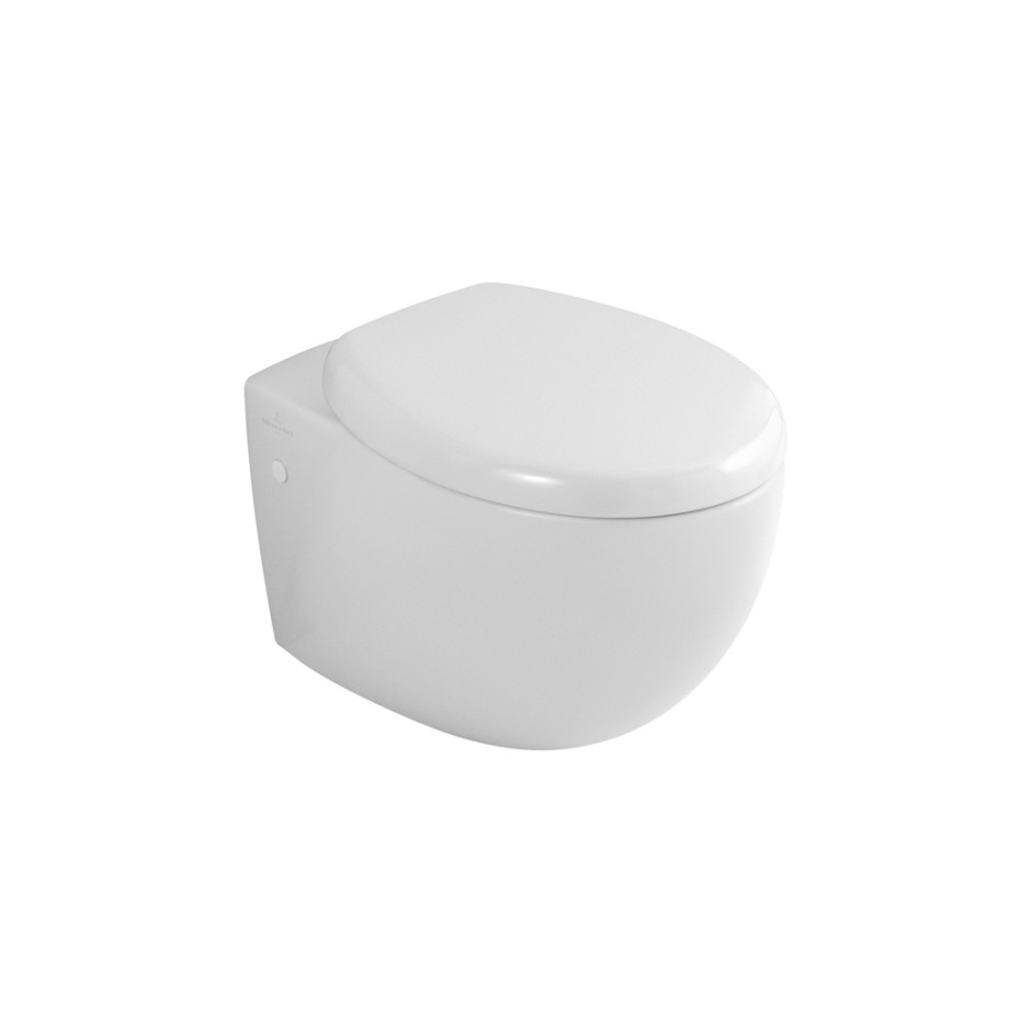 Villeroy & Boch Aveo miska WC wisząca, 400 x 590 mm, Star White Ceramicplus - 13663_O1