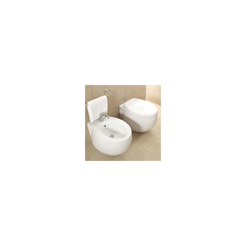 Villeroy & Boch Aveo miska WC wisząca, 400 x 590 mm, Star White Ceramicplus - 13663_O2