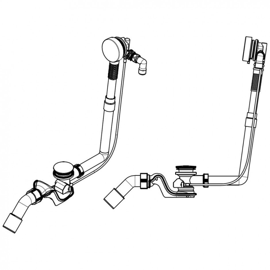 Kaldewei Comfort-Level Plus syfon wannowy z napełnieniem - 761604_O1