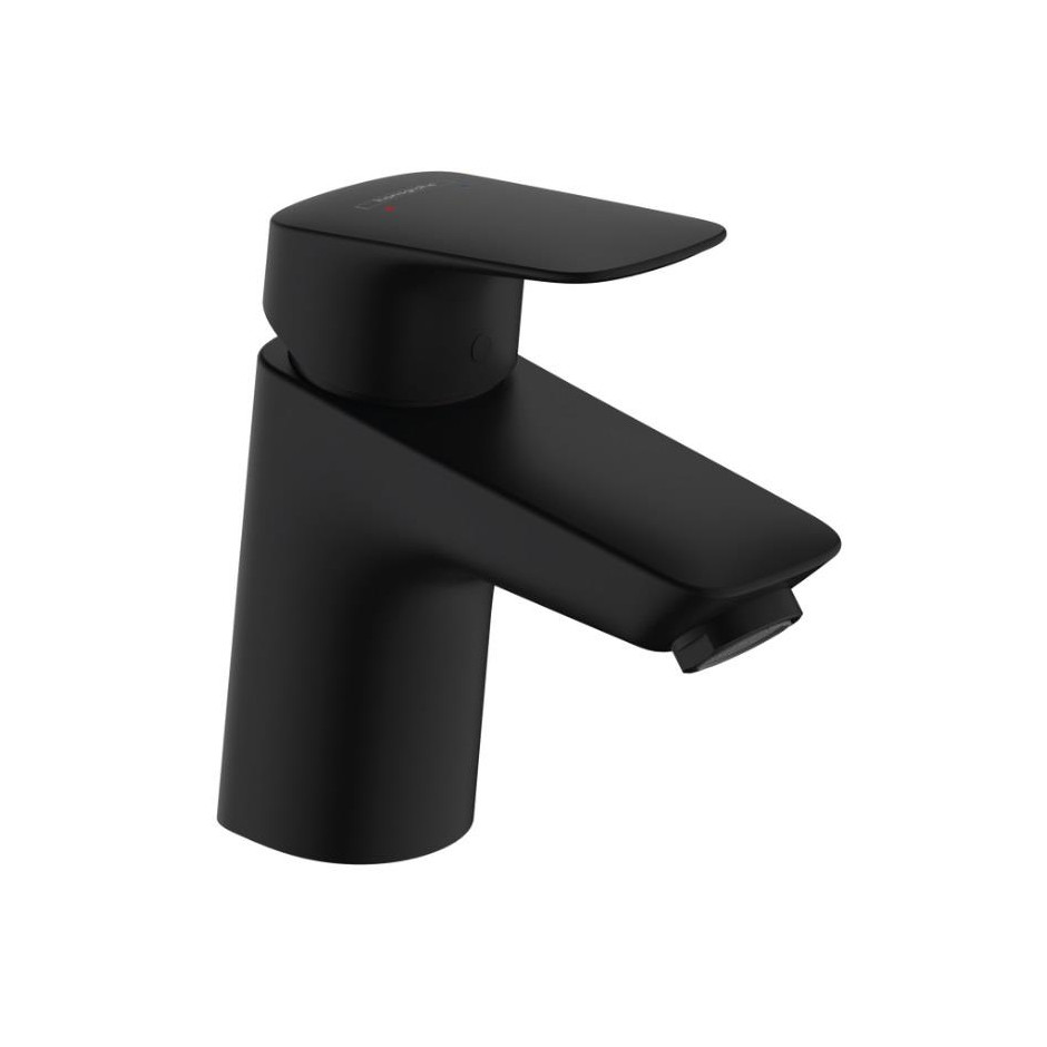 Hansgrohe Logis Jednouchwytowa bateria umywalkowa 70 z metalowym kompletem odpływowym Czarny Matowy - 896072_O1
