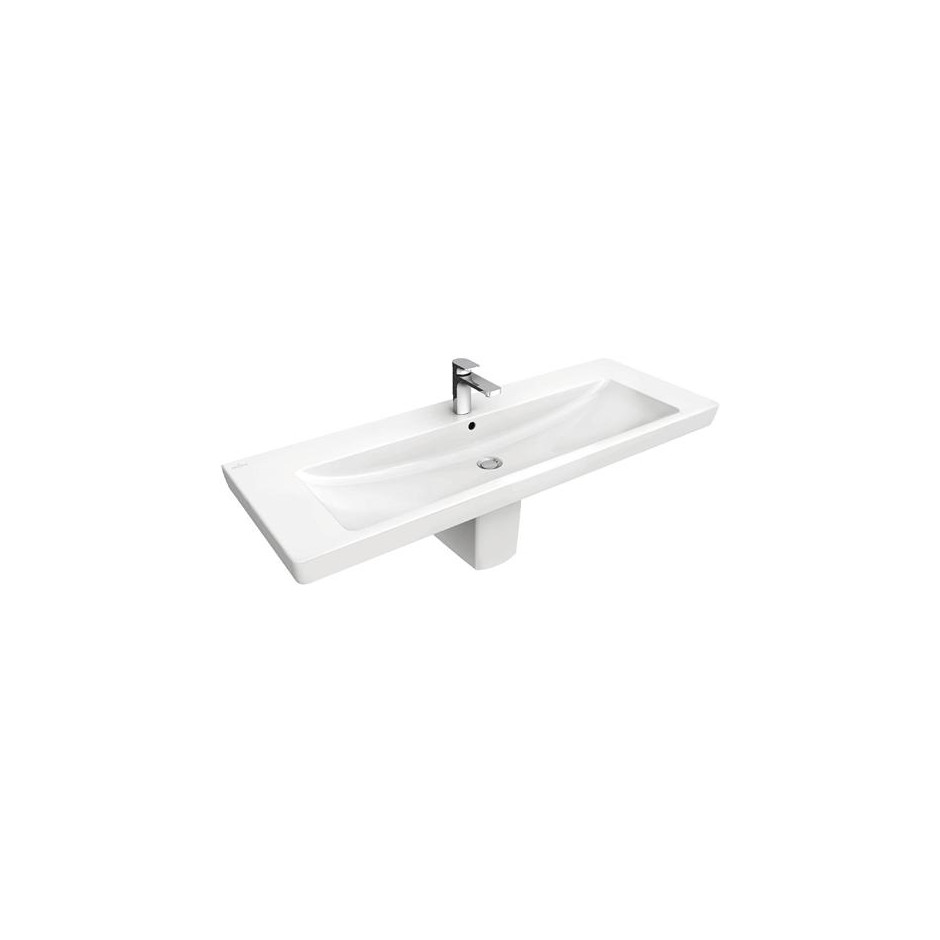 Villeroy & Boch Subway 2.0 umywalka meblowa, 1300 x 470 mm, Weiss Alpin Ceramicplus - 420221_O1