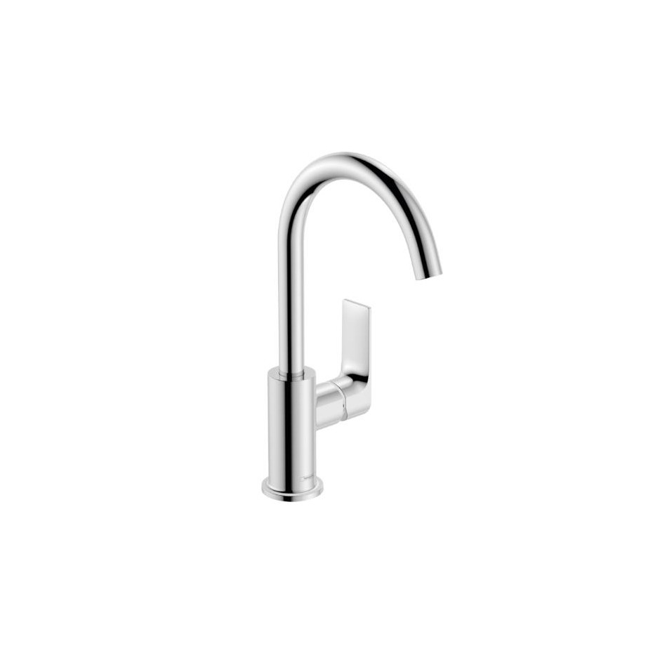 Hansgrohe Rebris E Jednouchwytowa bateria umywalkowa 210 z obrotową wylewką z kompletem odpływowym Chrom - 858861_O1