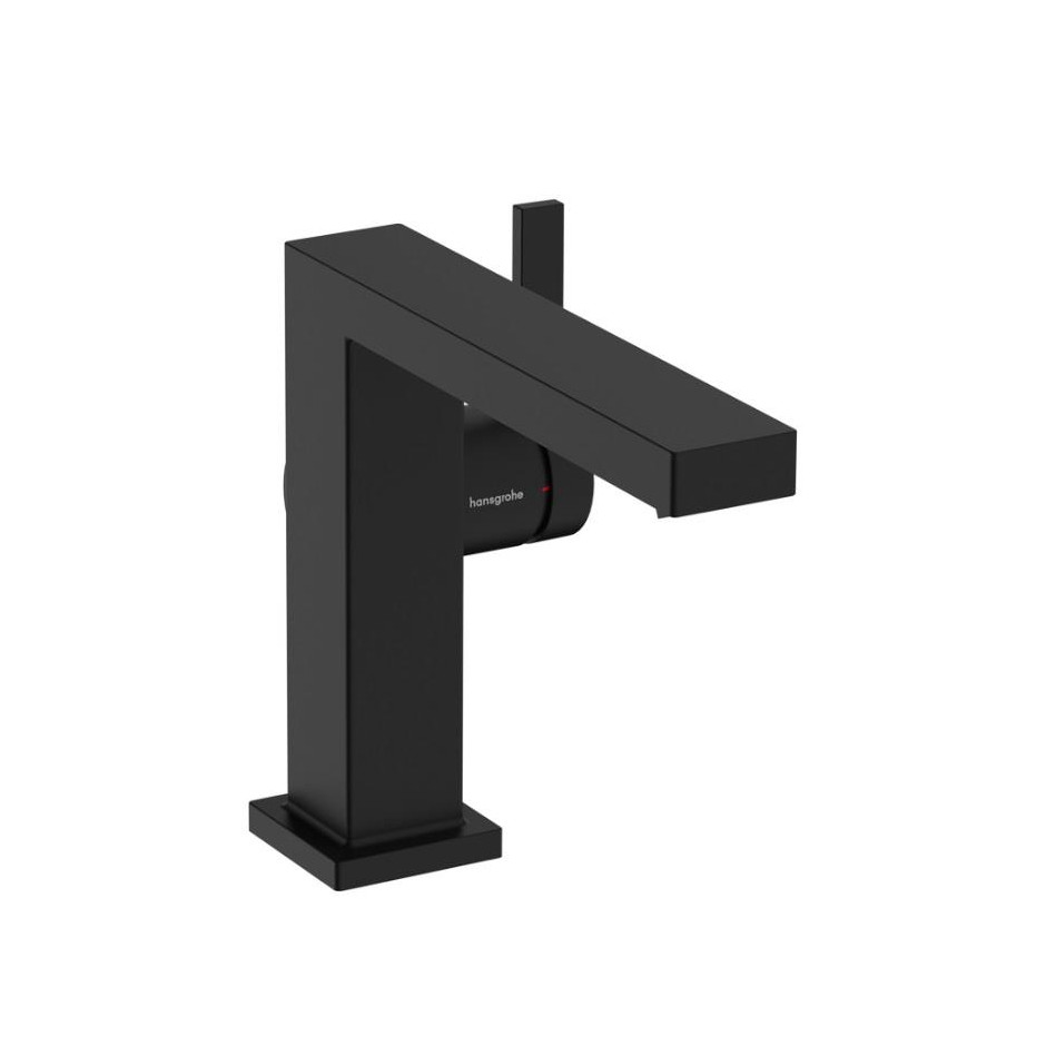 Hansgrohe Tecturis E Jednouchwytowa bateria umywalkowa 110 Fine, CoolStart z kompletem odpływowym Push-Open Czarny Matowy - 896207_O1