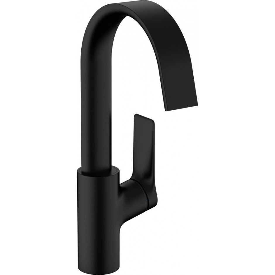Hansgrohe Vivenis bateria umywalkowa 210 z obrotową wylewką i korkiem czarny matowy - 829076_O1