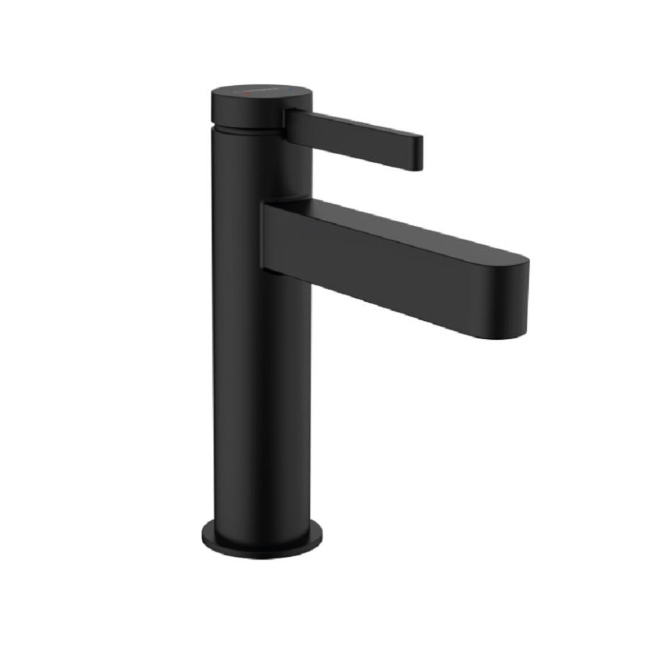 Hansgrohe Finoris bateria umywalkowa 110 z korkiem Push-Open czarny matowy - 829127_O1