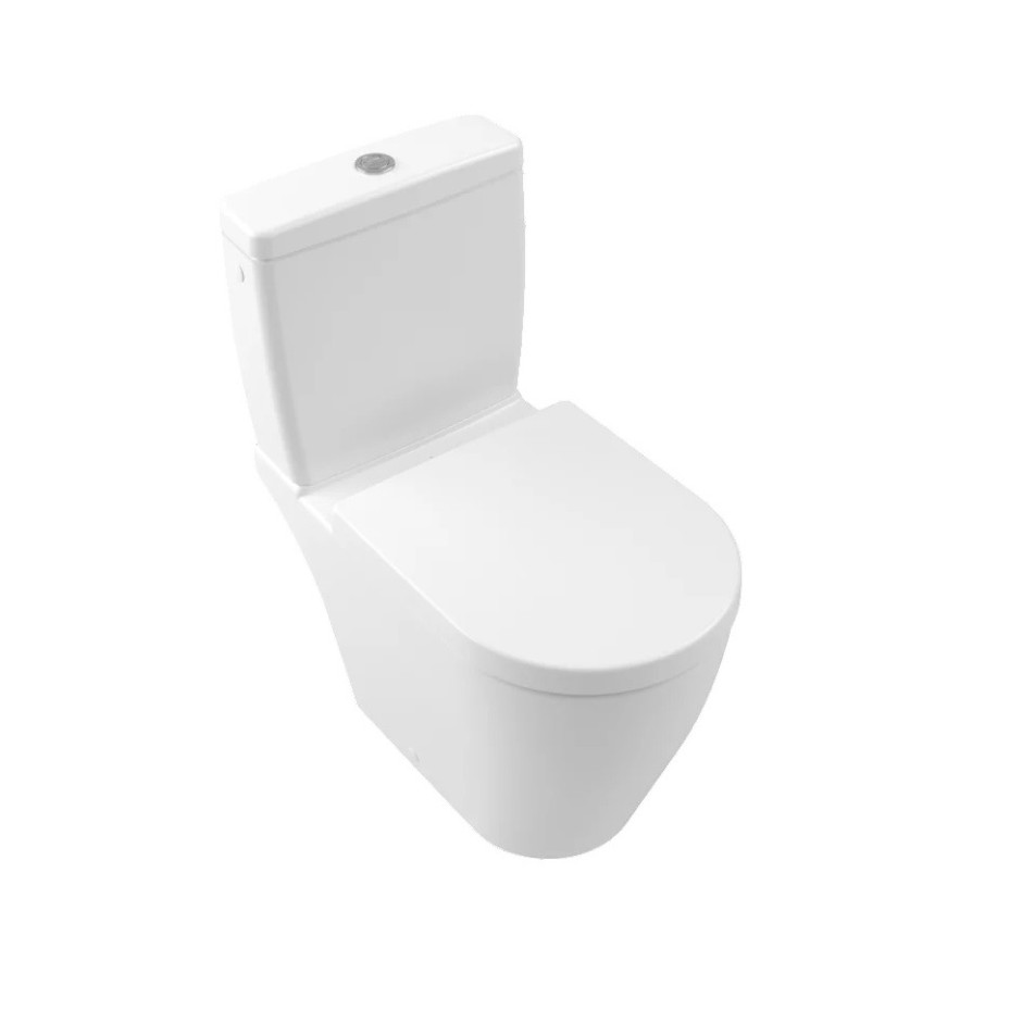 Villeroy & Boch Avento Miska WC stojący kompaktu bezrant Stone White CeramicPlus