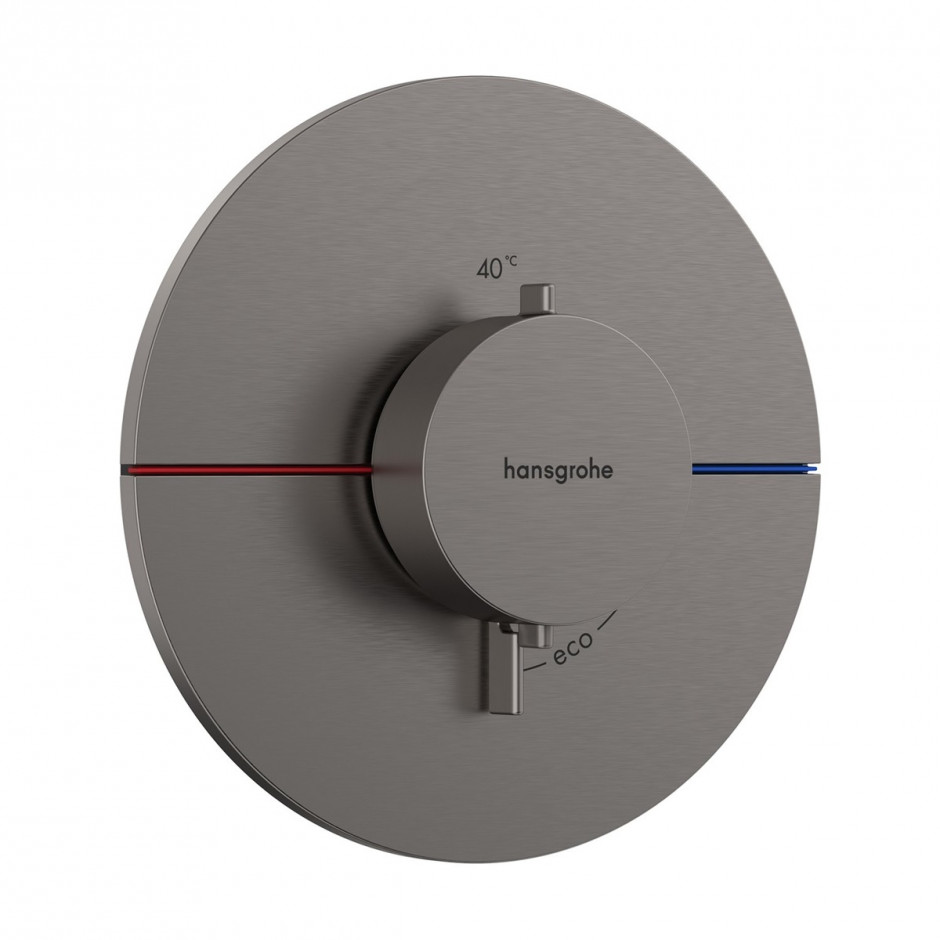 Hansgrohe ShowerSelect Comfort S Bateria termostat podtynkowa Czarny Chrom Szczotkowany