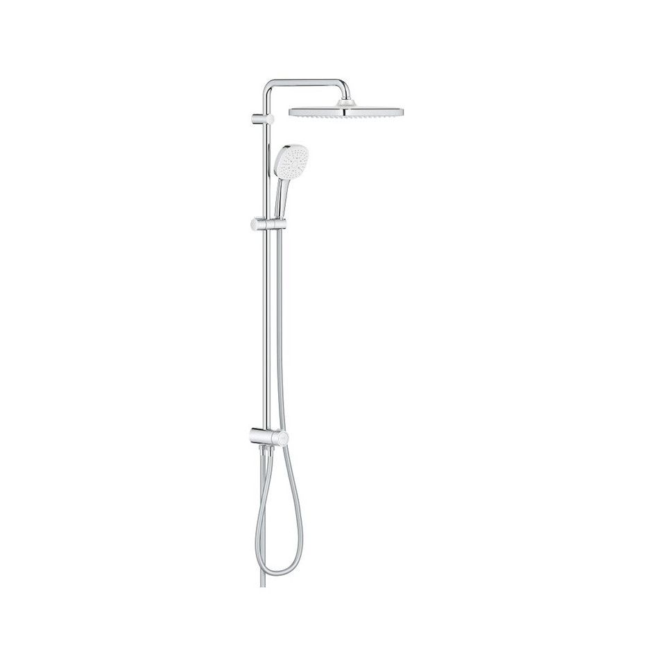 Grohe Tempesta System 250 Cube System prysznicowy z przełącznikiem do montażu ściennego chrom