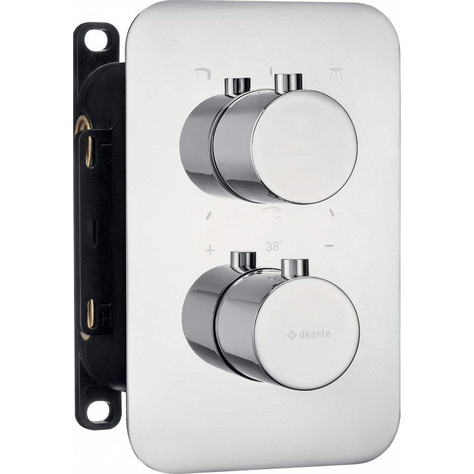 Deante element zewnętrzny do box-a termostatycznego bxy_x44t chrom okrągłe - 832777_O1