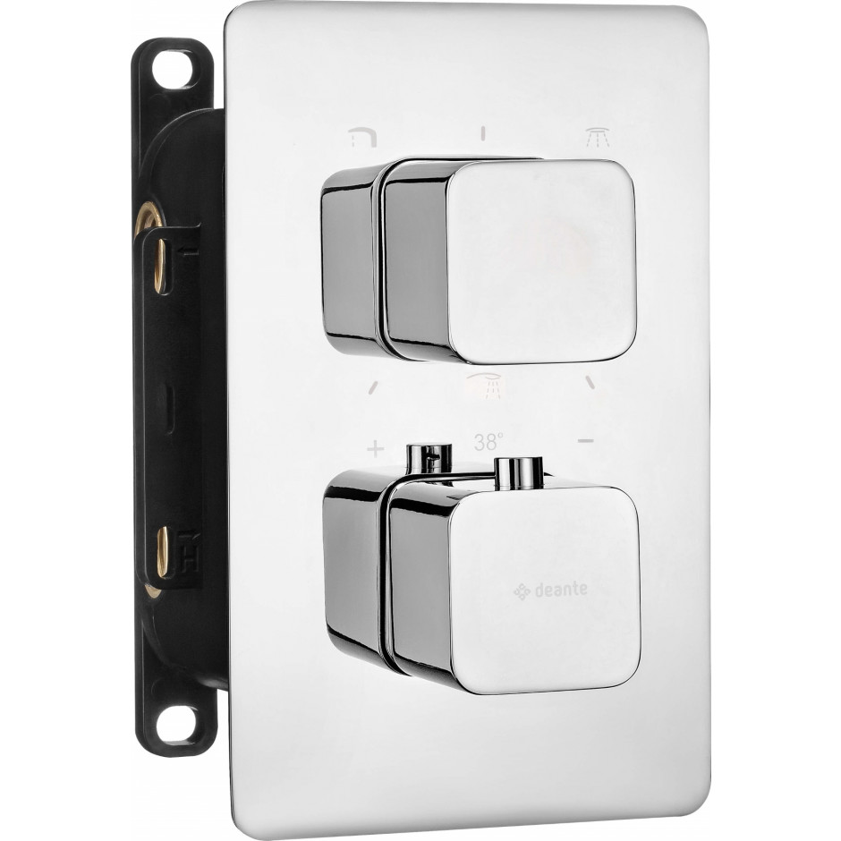 Deante element zewnętrzny do box-a termostatycznego bxy_x44t chrom zaokrąglone - 832778_O1