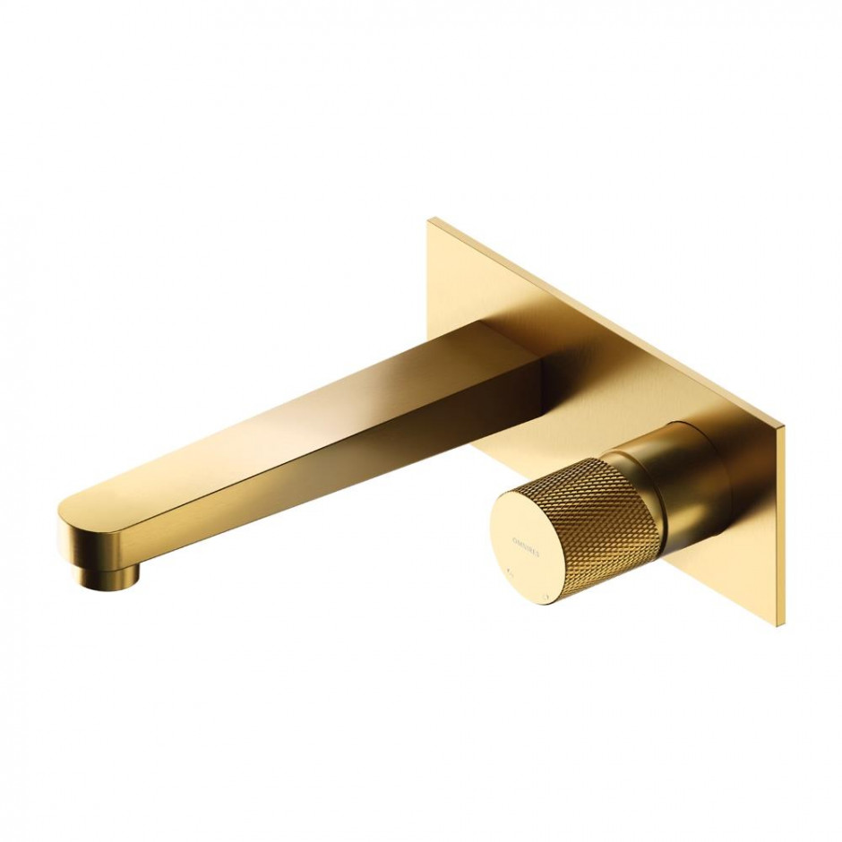 Omnires Contour Bateria umywalkowa podtynkowa, złoty szczotkowany - 822527_O1