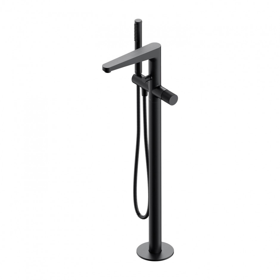 Omnires Contour bateria wannowa wolnostojąca, antracyt - 822534_O1
