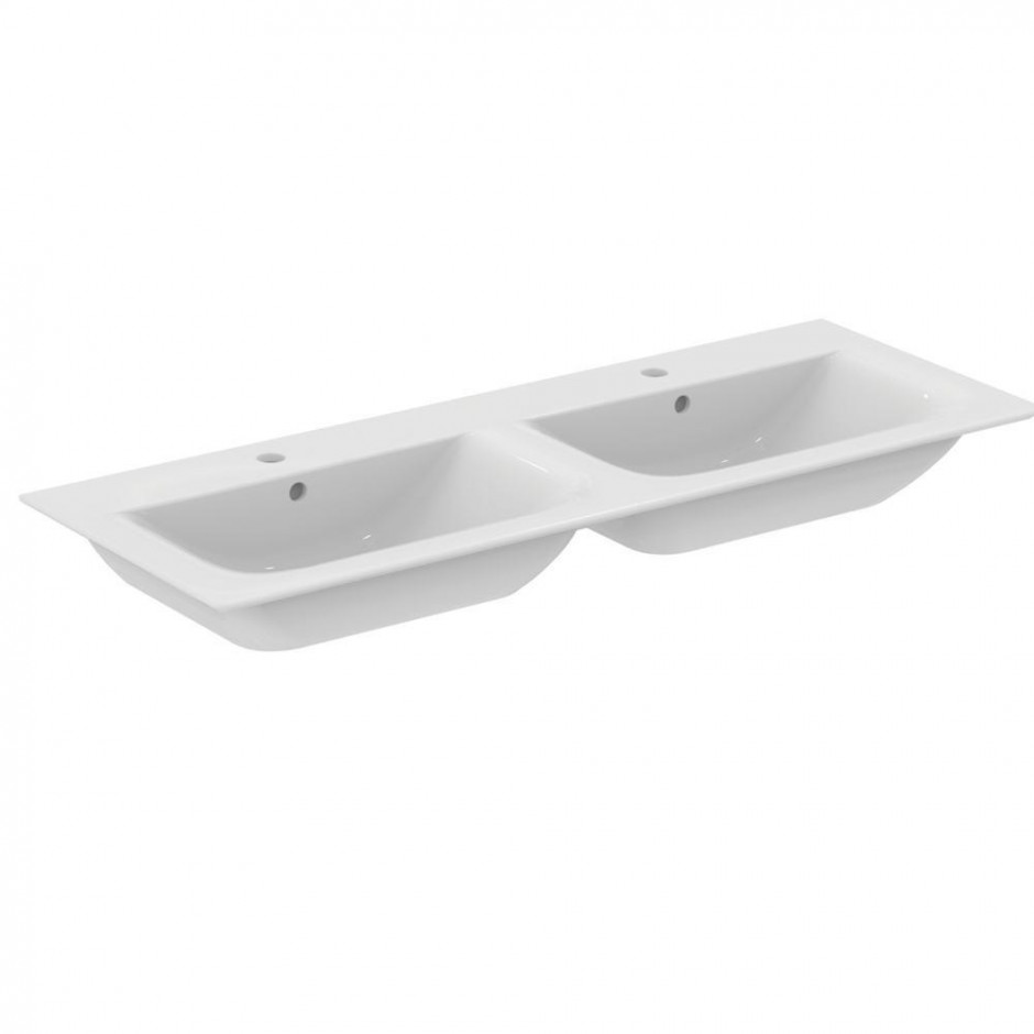 Ideal Standard Connect Air umywalka podwójna 124 cm biała - 737445_O1