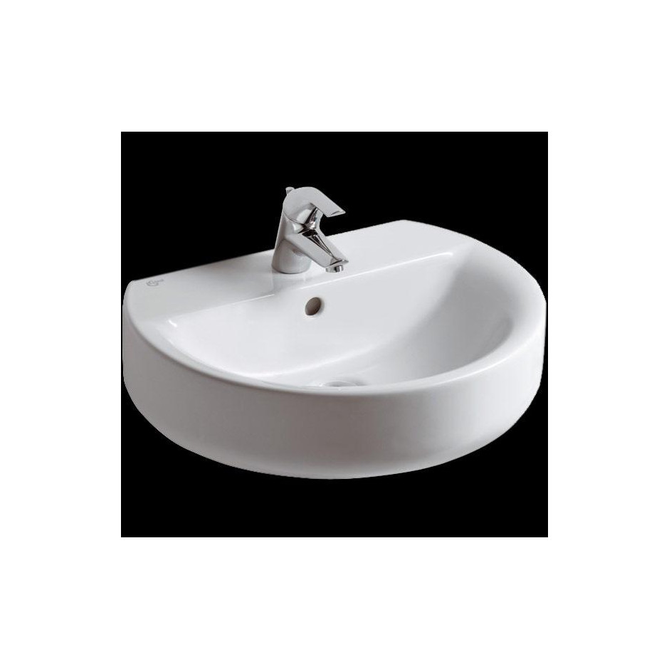 Ideal Standard Connect umywalka Sphere 50cm z otworem biała - 366707_O1