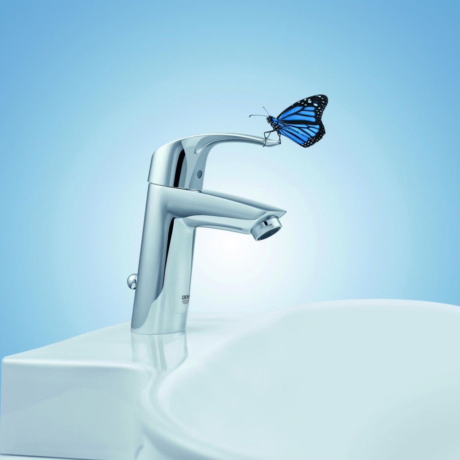 Grohe Eurosmart Zestaw baterii umywalkowa prysznicowa (33265002+33555002+27598001) chrom - 540530_O12