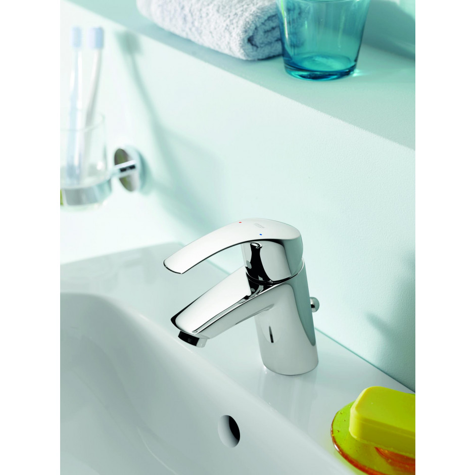 Grohe Eurosmart Zestaw baterii umywalkowa prysznicowa (33265002+33555002+27598001) chrom - 540530_O5