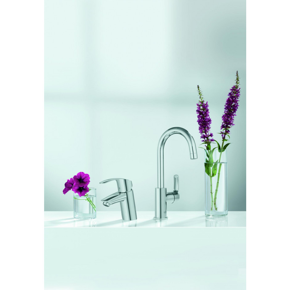 Grohe Eurosmart Zestaw baterii umywalkowa prysznicowa (33265002+33555002+27598001) chrom - 540530_O9