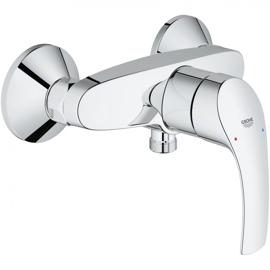 Grohe Eurosmart Zestaw baterii umywalkowa prysznicowa (33265002+33555002+27598001) chrom - 540531_O1