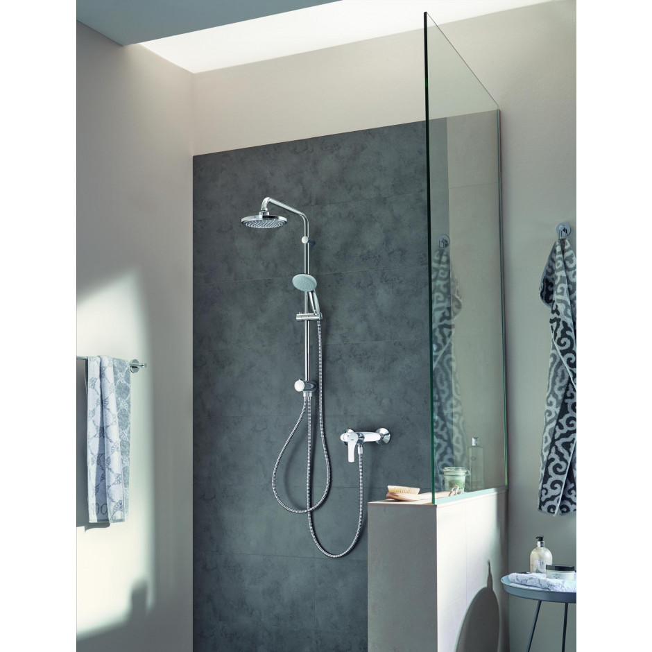 Grohe Eurosmart Zestaw baterii umywalkowa prysznicowa (33265002+33555002+27598001) chrom - 540531_O3