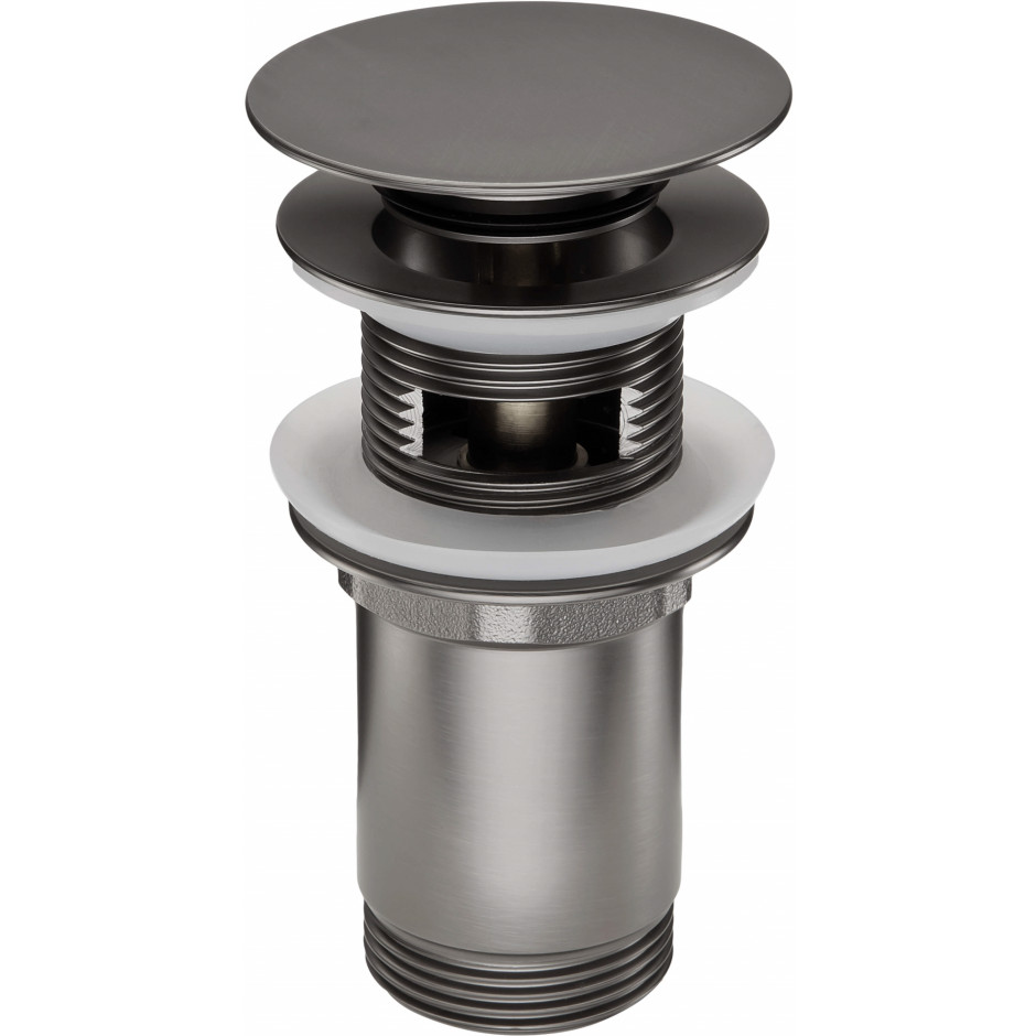 Deante click-clack okrągły titanium, z tuleją - 832893_O1