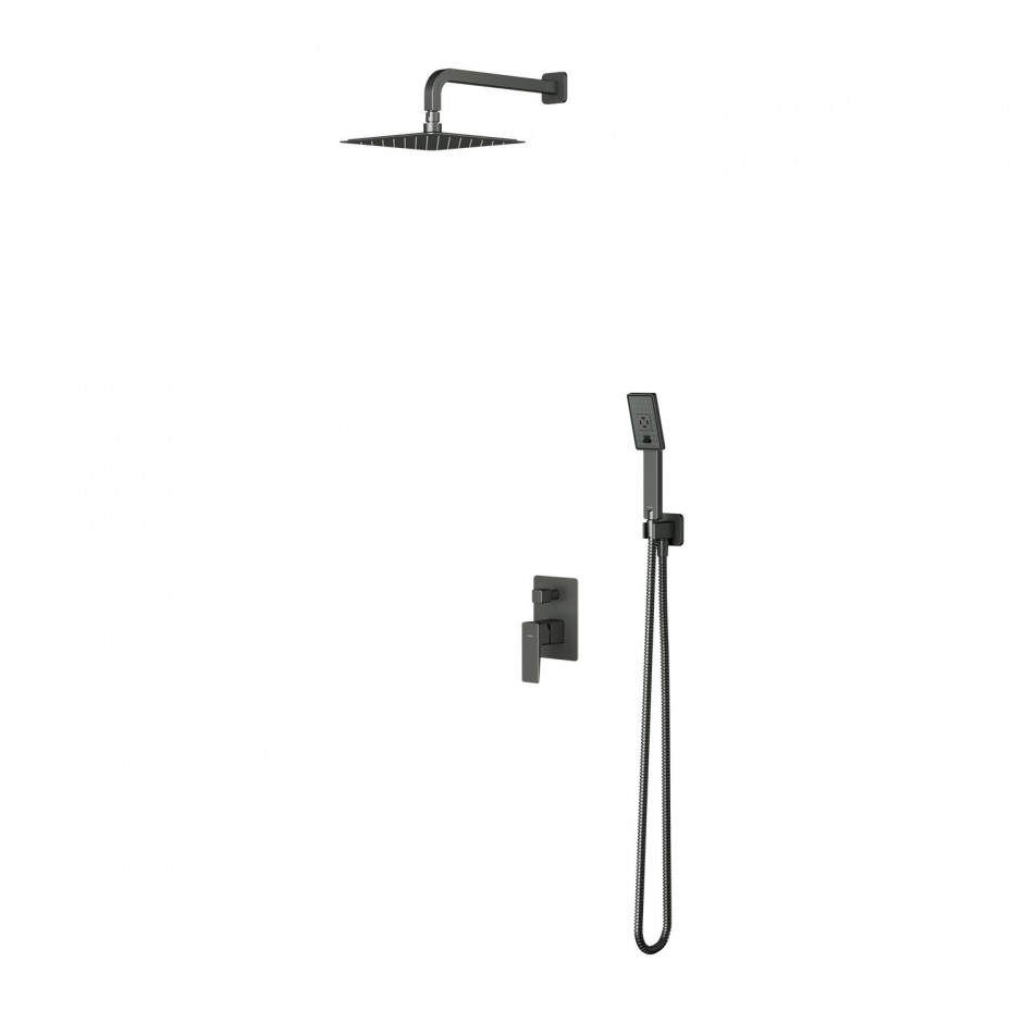 Omnires Parma system prysznicowy podtynkowy, grafit - 822696_O1