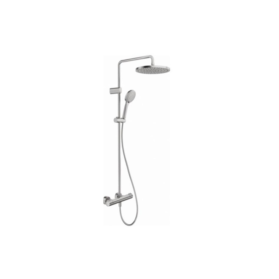 Duravit Shower Systems System prysznicowy 1000 Stal nierdzewna szczotkowany 303x573x1124 mm - 903415_O1