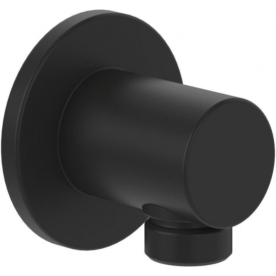 Villeroy & Boch Kolanko do montażu ściennego Matt Black - 901078_O1