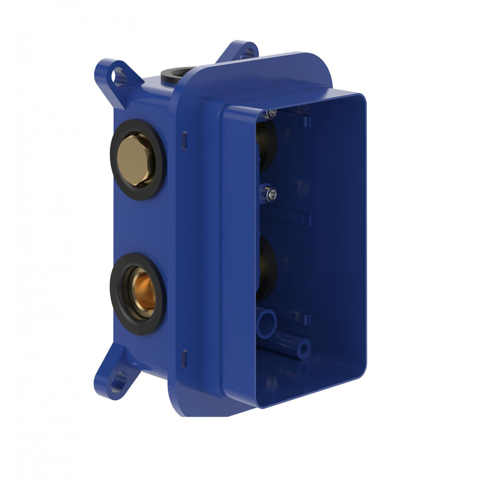 Villeroy & Boch Vi-Box element podtynkowy termostatu z instalacją bezpieczeństwa Chrom / Krystaliczny - 901033_O1