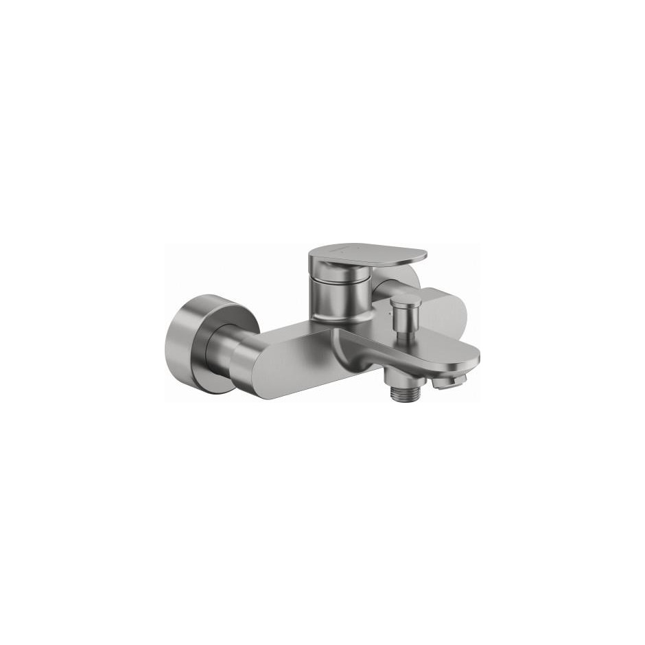 Duravit Wave bateria wannowa natynkowa Stal nierdzewna szczotkowany 216x198x113 mm - 903559_O1