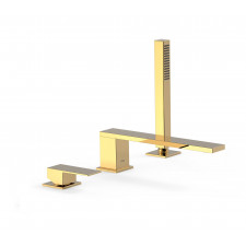 Tres Cuadro Exclusive Bateria wannowa trzyotworowa Złoto 24K - 823557_O1