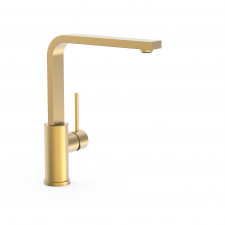 Tres Cocina Exclusive Bateria zlewozmywakowa stojąca Matowe złoto 24K - 823874_O1