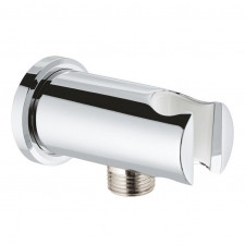 Grohe Rainshower Shower outlet elbow 1/2" with holder chrom