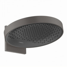 Hansgrohe Rainfinity deszczownica 250 1jet z przyłączem ściennym Czarny Chrom Szczotkowany