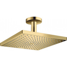Hansgrohe Raindance E deszczownica 300 1jet EcoSmart z przyłączem sufitowym Złoty Optyczny Polerowany