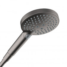 Hansgrohe Raindance Select S słuchawka prysznicowa 120 3jet PowderRain EcoSmart Czarny Chrom Szczotkowany