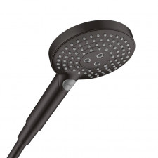 Hansgrohe Raindance Select S słuchawka prysznicowa 120 3jet PowderRain EcoSmart Czarny Matowy