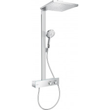 Hansgrohe Raindance E Komplet prysznicowy 300 1jet EcoSmart z termostatem ShowerTablet 350 Biały Matowy