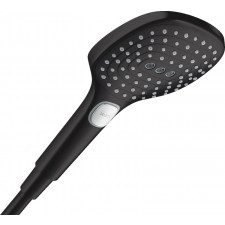 Hansgrohe Raindance Select E słuchawka prysznicowa 120 3jet PowderRain EcoSmart Czarny Matowy