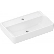 Hansgrohe Xanuia Q Umywalka wisząca Compact 600/370 1/o na bat. bez przelewu biały