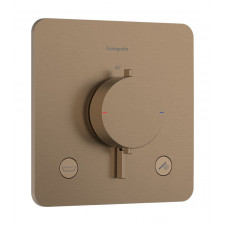 Hansgrohe Ecostat Comfort Q Bateria termostatyczna do 2 odbiorników , podtynkowa Brąz Szczotkowany