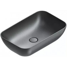 GREEN COUNTERTOP WASHBASIN 50x36 h15 Satin Black